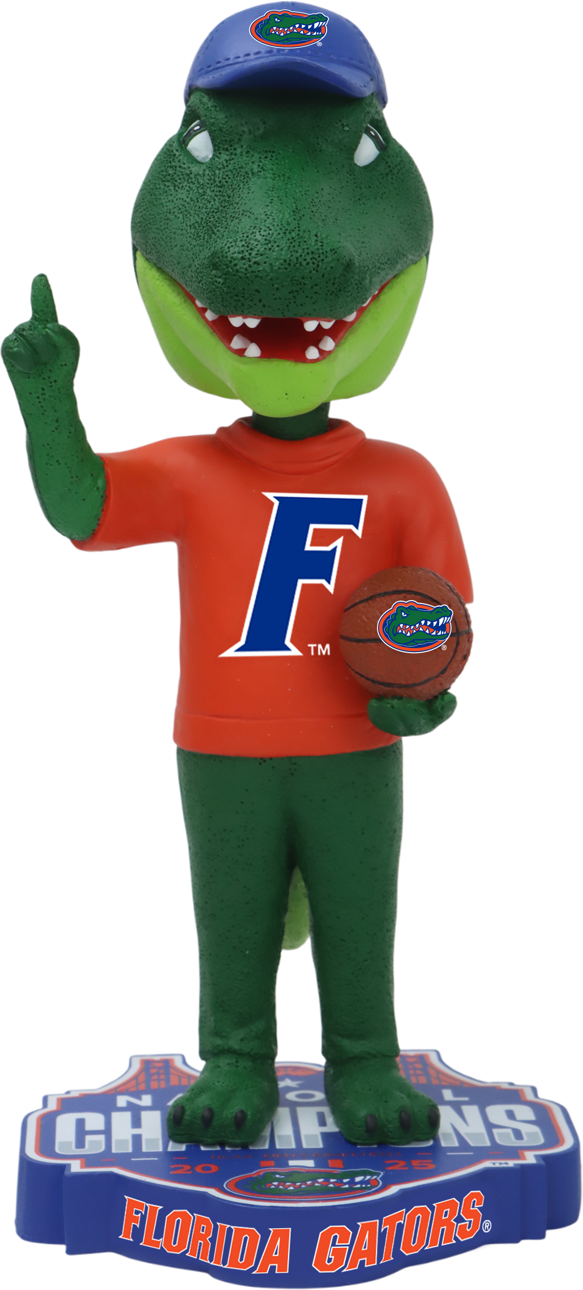 Albert Florida Gators 2025 NCAA Men's Basketball National Champions Standing Bobblehead NCAA College