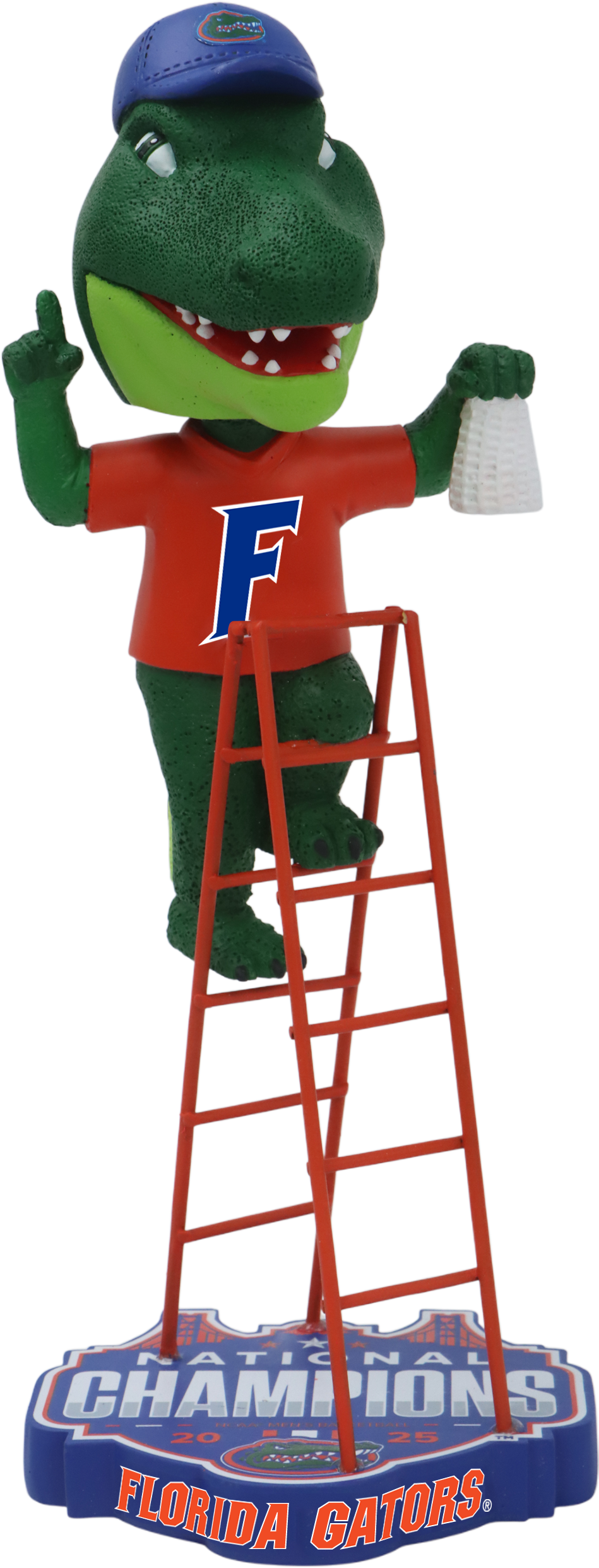 Albert Florida Gators 2025 NCAA Men's Basketball National Champions Ladder Bobblehead NCAA College