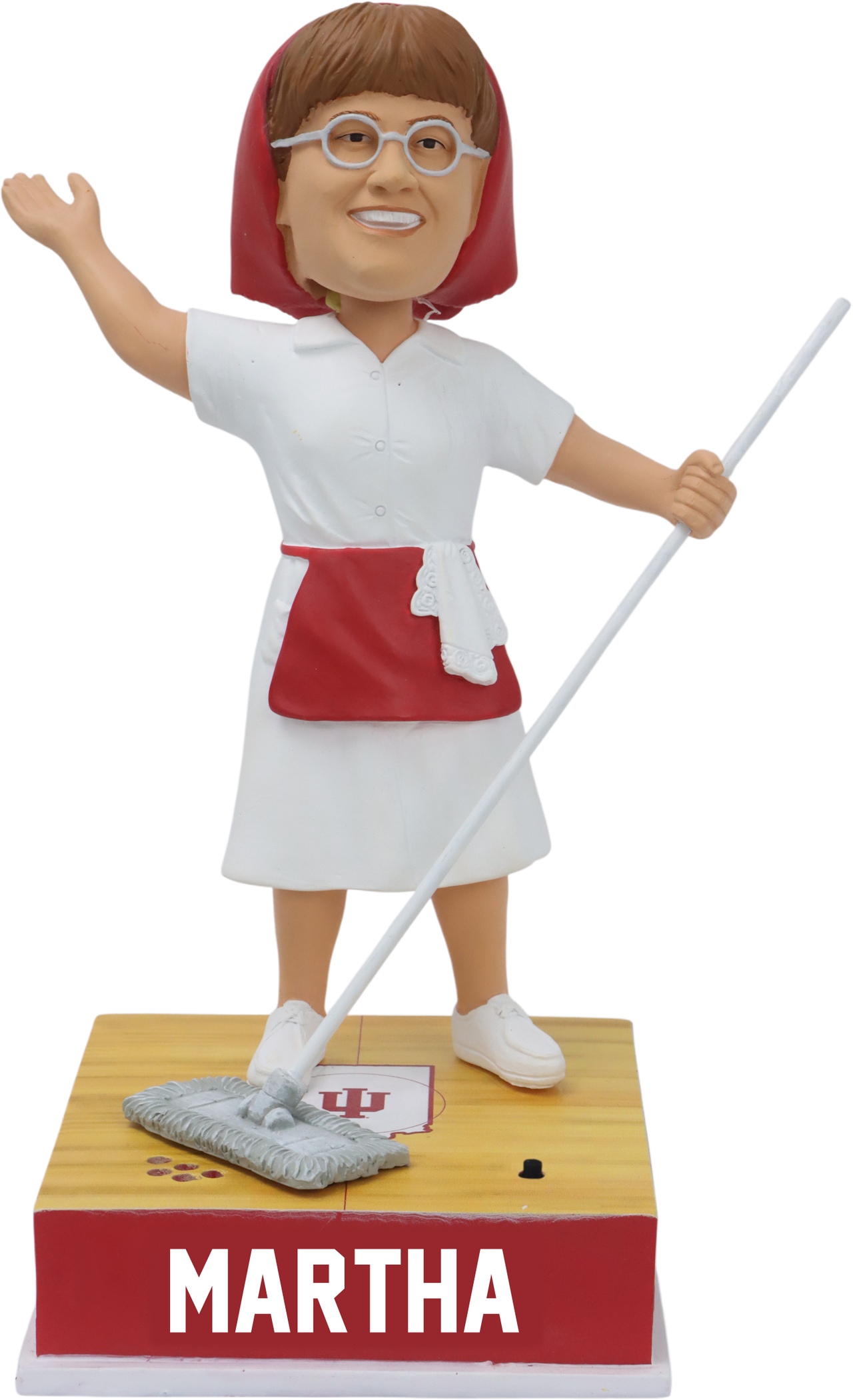 Martha The Mop Lady Indiana Hoosiers Singing Bobblehead NCAA College