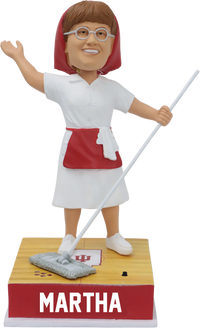 Thumbnail for Martha The Mop Lady Indiana Hoosiers Singing Bobblehead NCAA College