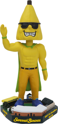 Thumbnail for Split Savannah Bananas Grayson Stadium Bobblehead Banana Ball