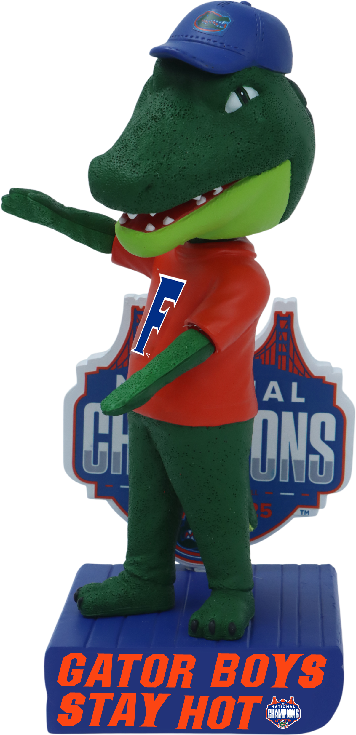 Florida Gators Albert 2025 Mens Basketball Champs Gator Boys Stay Hot Bobblehead