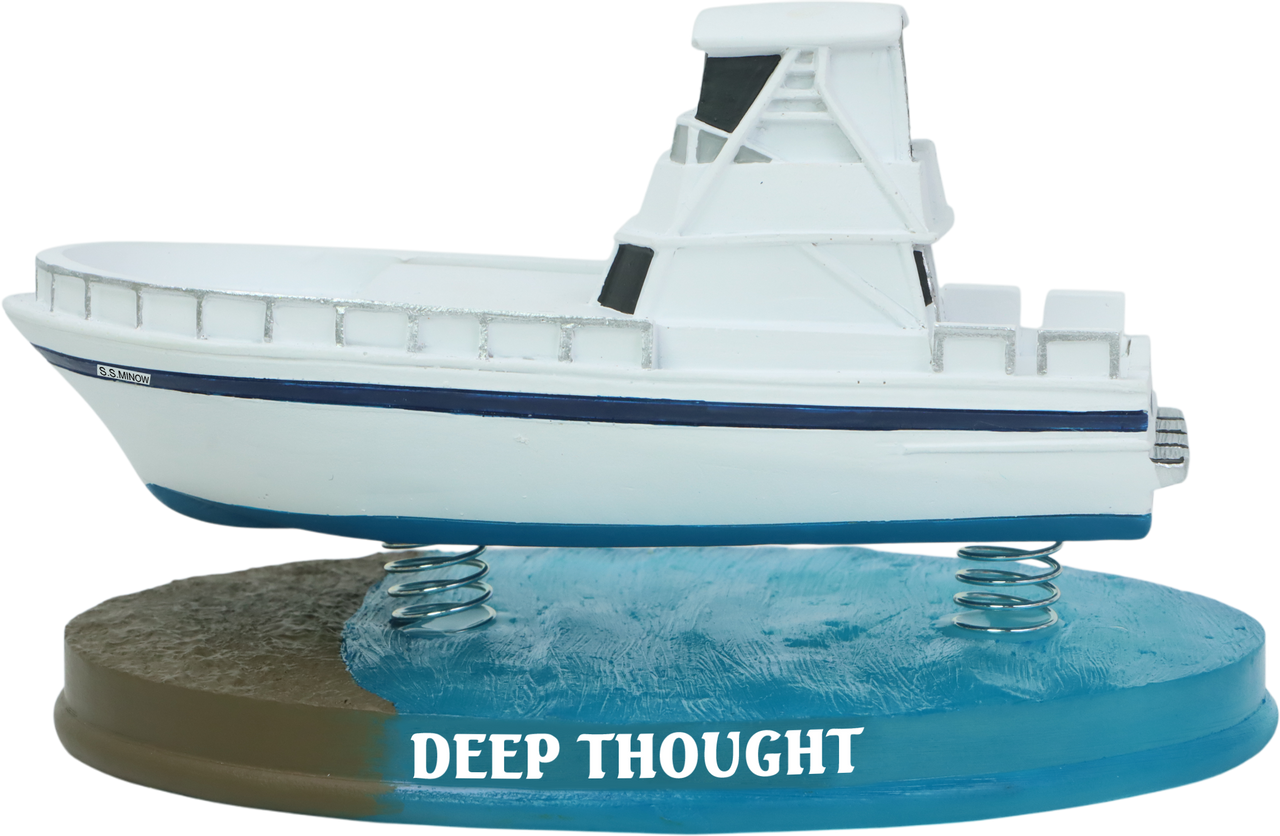 Deep Thought Abandoned Boat Paint Your Own Bobblehead