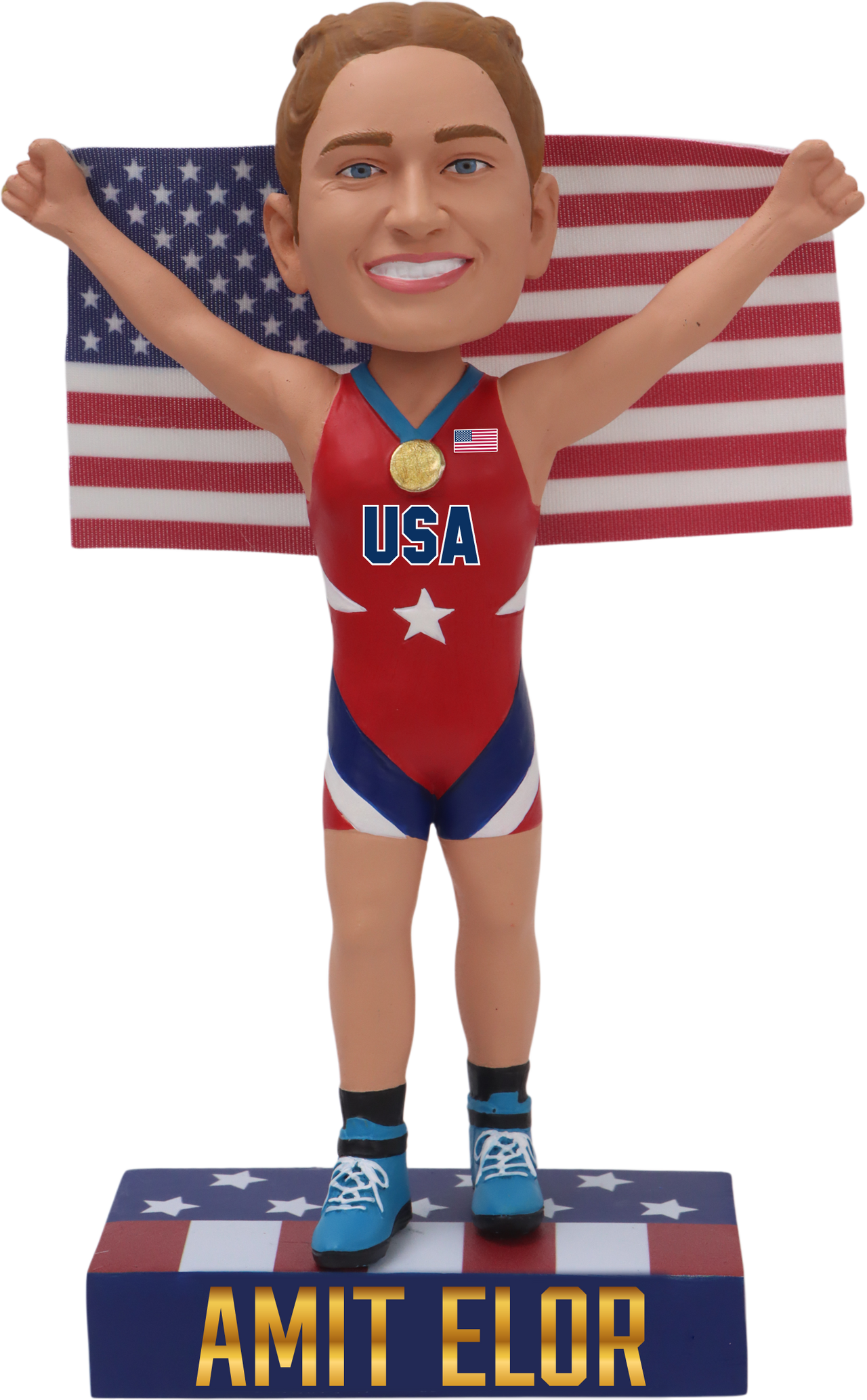 Amit Elor Olympic Wrestler Bobblehead Wrestling