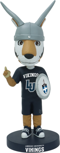 Thumbnail for Blu The Antelope Lawrence Vikings Mascot Bobblehead NCAA College