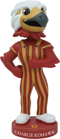 Thumbnail for Charlie Kohawk Coe Kohawks Mascot Bobblehead NCAA College