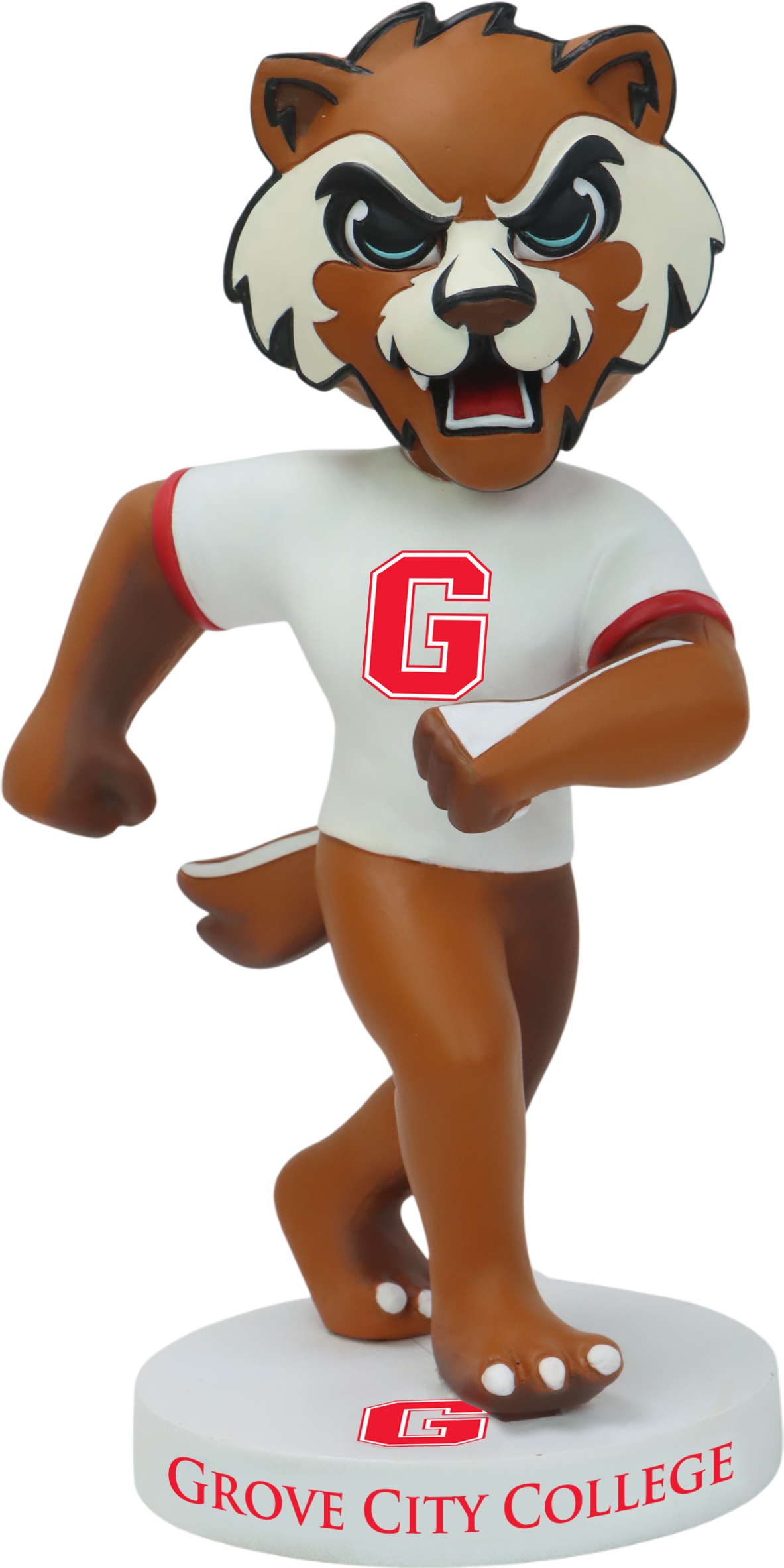 Willie The Wolverine Grove City Wolverines Mascot Bobblehead NCAA College