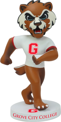 Thumbnail for Willie The Wolverine Grove City Wolverines Mascot Bobblehead NCAA College