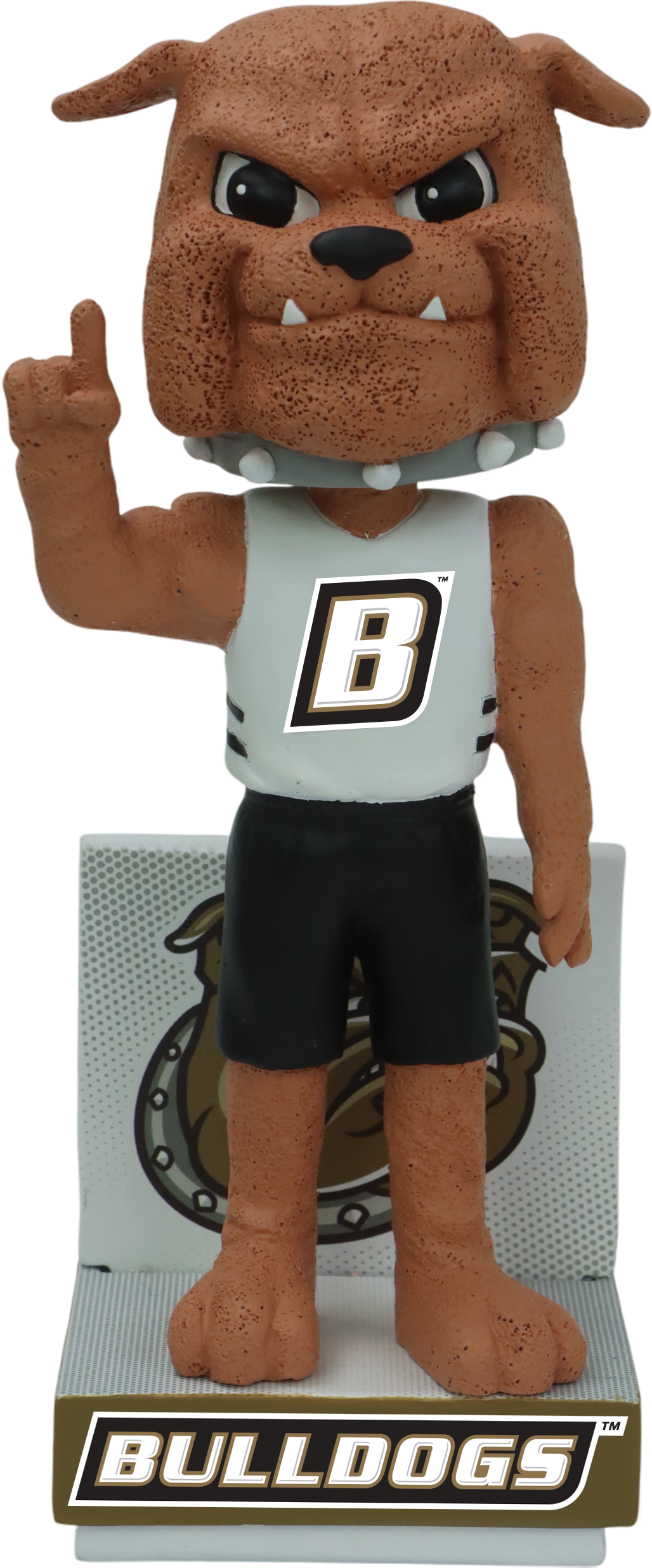 Tupper The Bulldog Bryant Bulldogs Mascot Bobblehead NCAA College