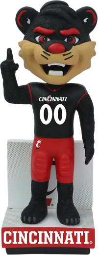 Thumbnail for The Bearcat Cincinnati Bearcats Football Jersey Bobblehead NCAA College