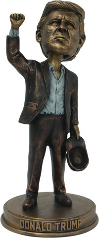 Thumbnail for Donald Trump Fight Bronze Bobblehead