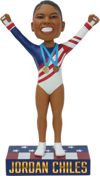 Thumbnail for Jordan Chiles Olympic Gymnast Bobblehead Gymnastics