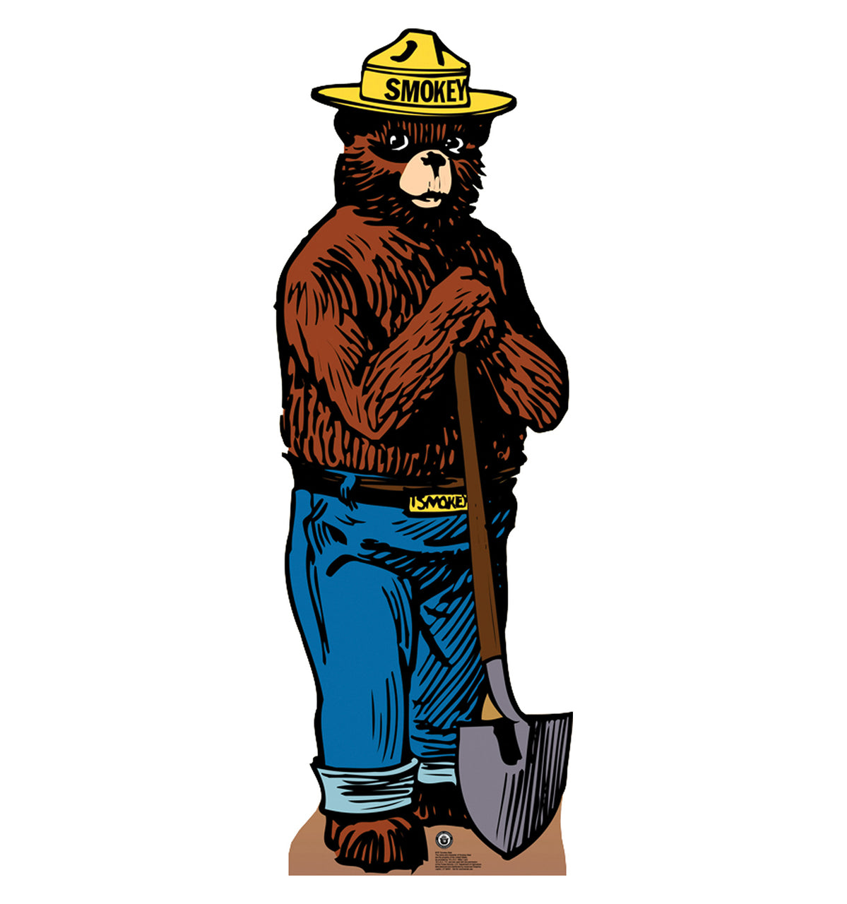 Life-size Smokey Bear Cardboard Cutout