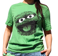 Thumbnail for Sesame Street Oscar The Grouch shirt on model front view