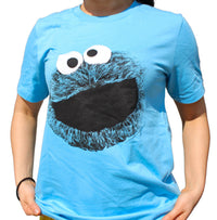 Thumbnail for Sesame Street Cookie Monster shirt on model front view