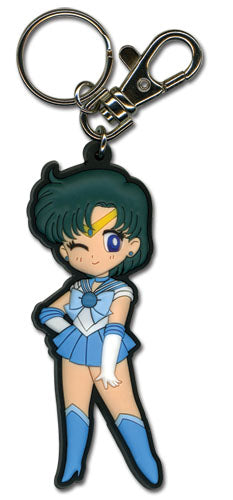 SAILOR MOON SD SAILOR MERCURY PVC KEYCHAIN 3.35"