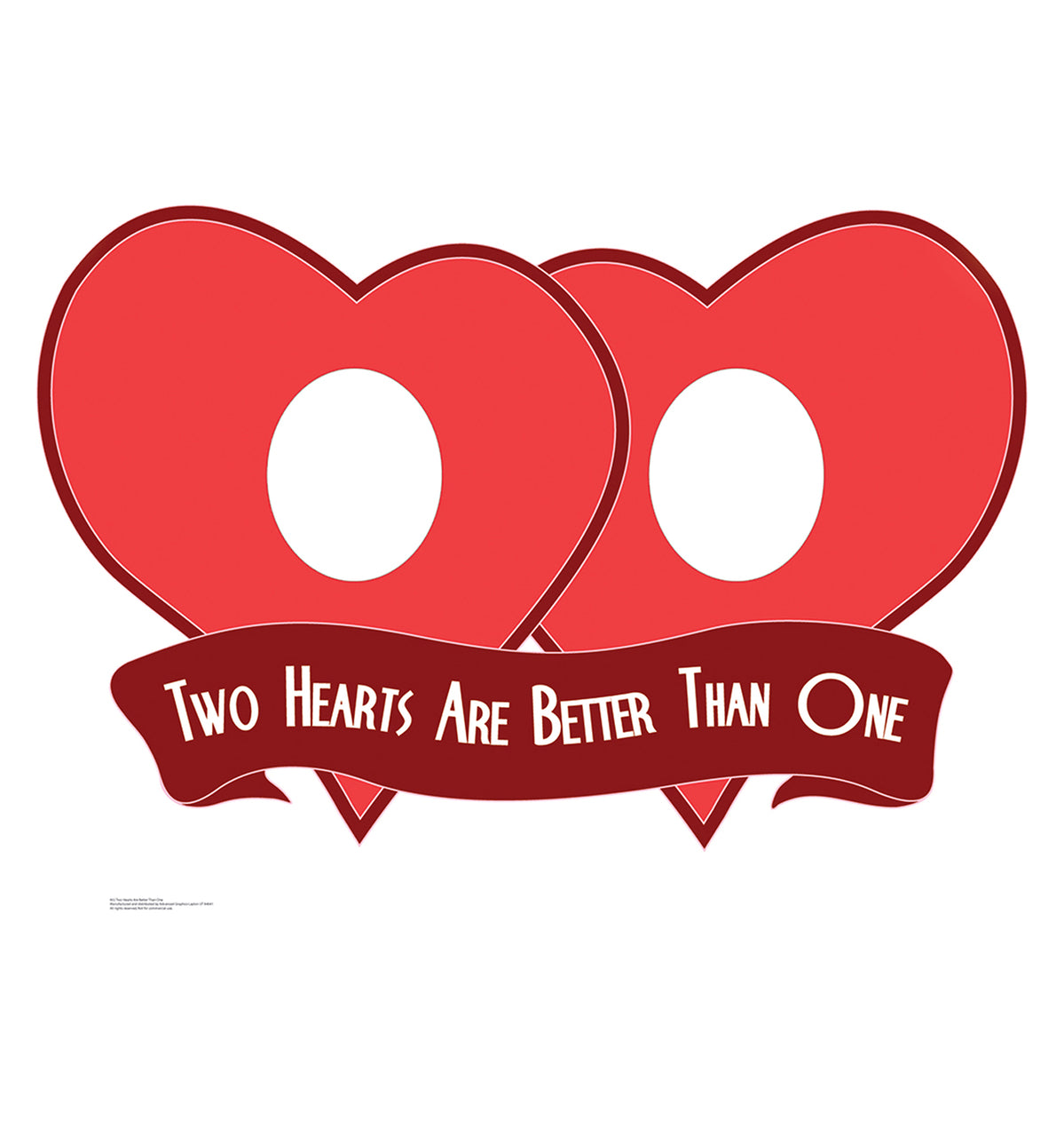 Life-size Two Hearts are Better Than One Cardboard Cutout
