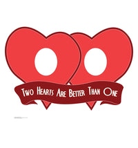 Thumbnail for Life-size Two Hearts are Better Than One Cardboard Cutout