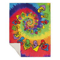 Thumbnail for Spiral Shrooms Fleece Throw Blanket
