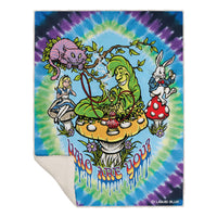 Thumbnail for All Mad Here Fleece Throw Blanket