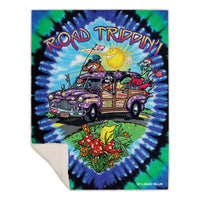 Thumbnail for Road Trippin' Fleece Throw Blanket