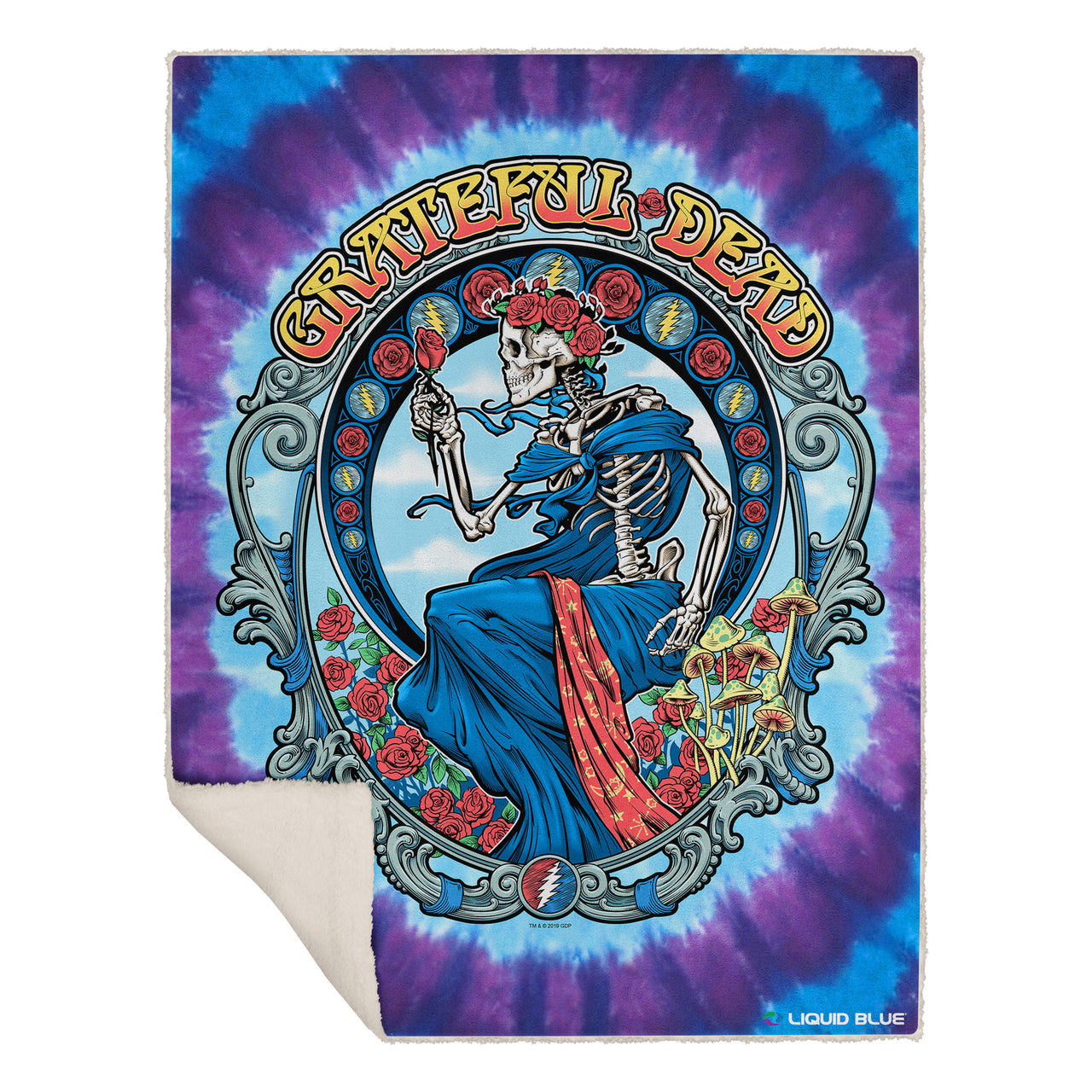 Vintage Bertha Fleece Throw Blanket