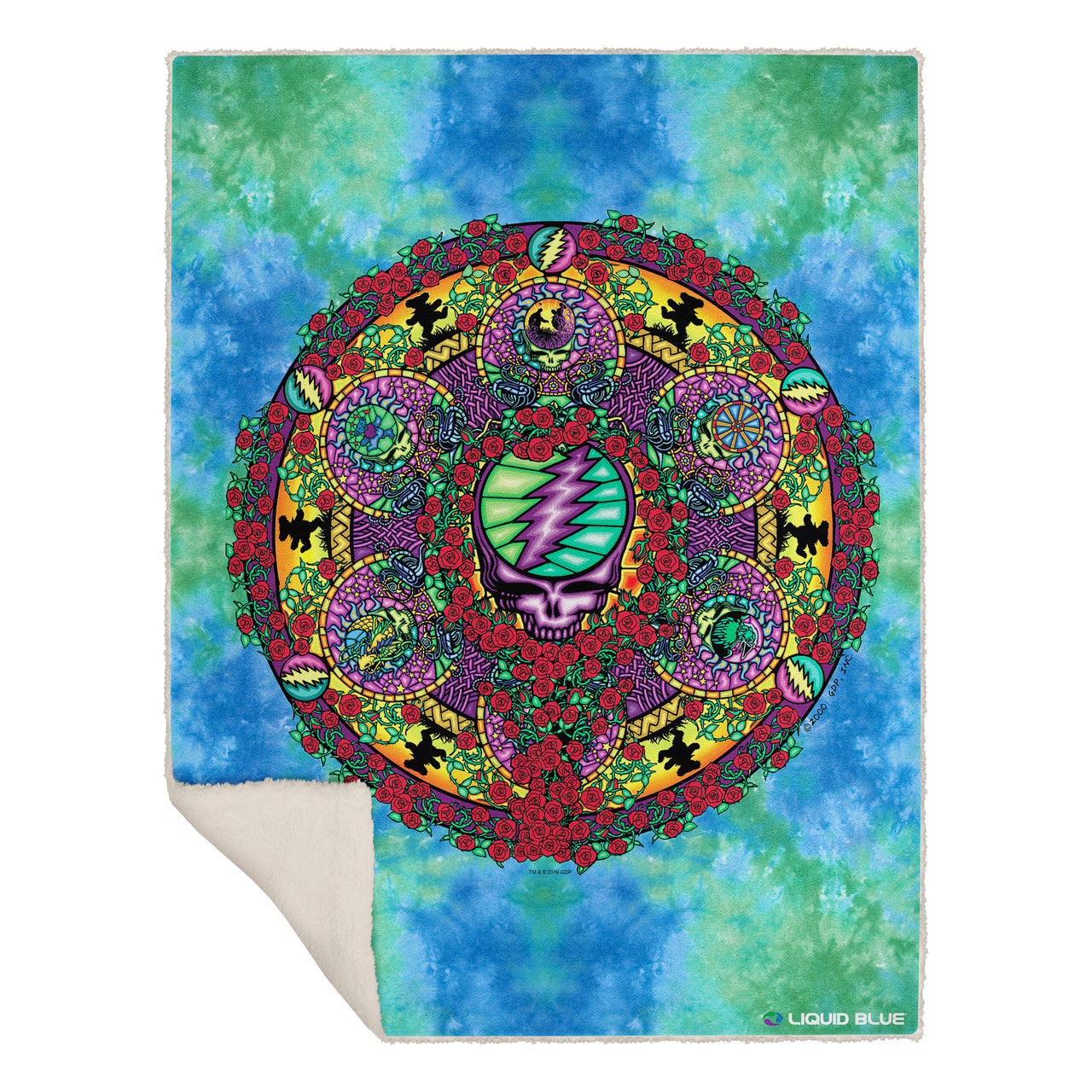 Celtic Mandala Fleece Throw Blanket