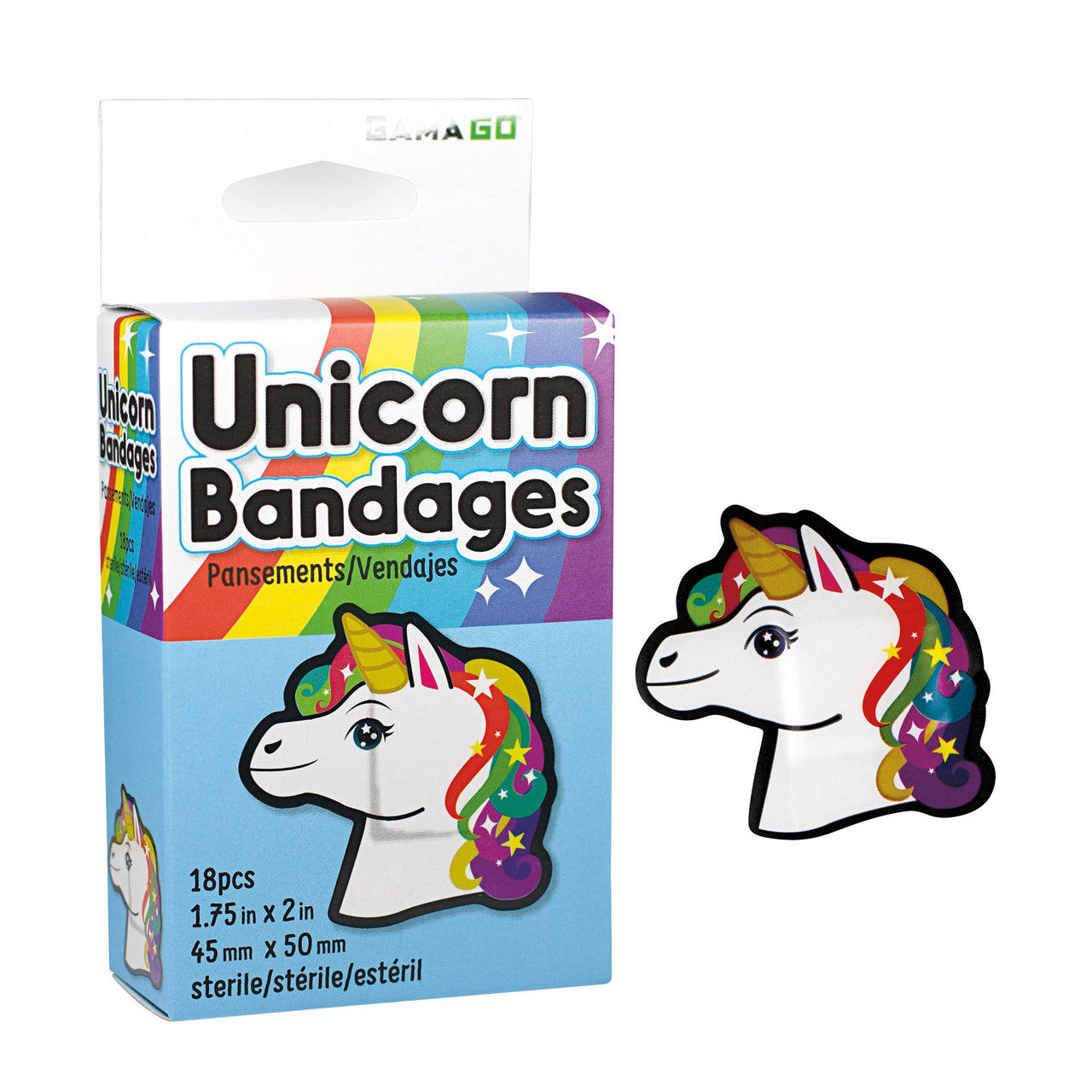 Unicorn Adhesive Bandages – 12 PC PPK