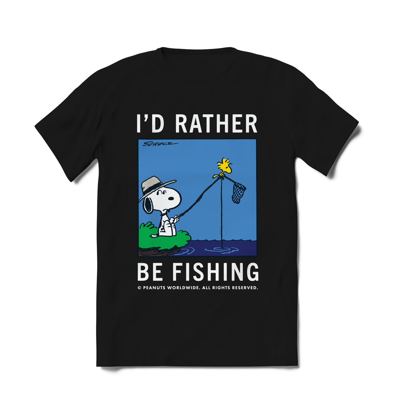 Snoopy Fishing T-Shirt