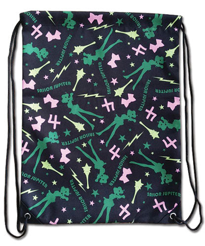 SAILOR MOON R - SAILOR JUPITER PATTERN DRAWSTRING BAG