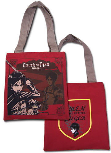 ATTACK ON TITAN - RED EREN TOTE BAG