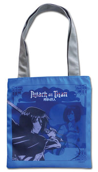 Thumbnail for ATTACK ON TITAN - BLUE MIKASA TOTE BAG