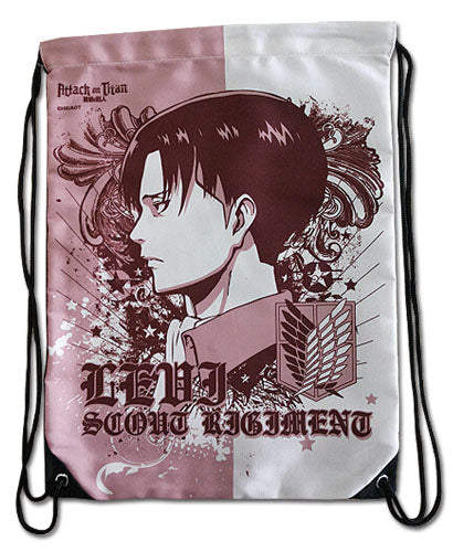 ATTACK ON TITAN - LEVI SIDE FACE DRAWSTRING BAG