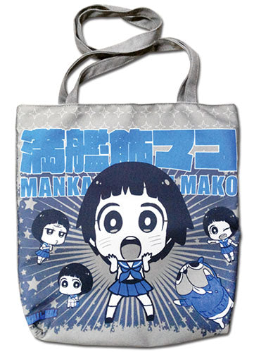 KILL LA KILL- MAKO & GUTS GRAY TOTE BAG