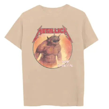 Metallica "Jump in the Fire" Sand Tee