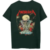Thumbnail for Metallica Skull Red Logo Hunter Tee