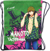 Thumbnail for FREE!- MAKOTO GREEN DRAWSTRING BAG