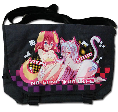 NO GAME NO LIFE- SHIRO & STEPH MESSENGER BAG