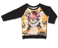 Thumbnail for FAIRY TAIL NATSU LIGHTNING FIRE MODE  LONG SLEEVE RAGLAN