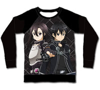 Thumbnail for SWORD ART ONLINE II- KIRITO AND KRITO SUBLIMATION LONG SLEEVE T-SHIRT