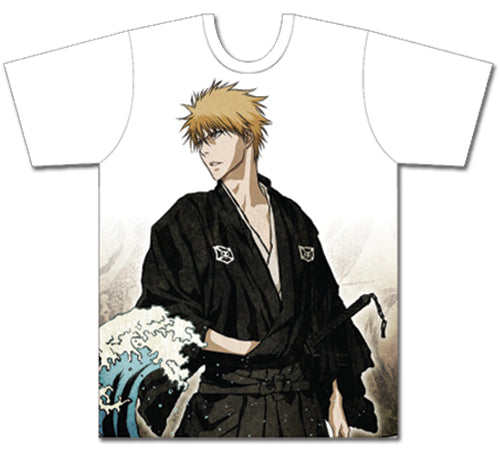 BLEACH - ICHIGO WITH UKIYOE THEME MENS T-SHIRT