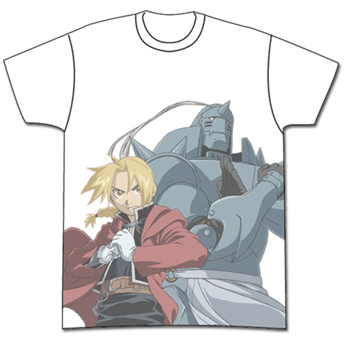FULLMETAL ALCHEMIST BROTHERHOOD- AL AND ED MENS SUBLIMATION T-SHIRT
