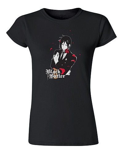 BLACK BUTLER 2 - SEBASTIAN ROSE JRS SCREEN PRINT T-SHIRT