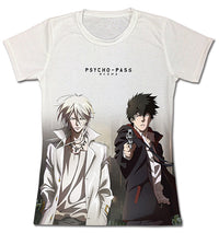 Thumbnail for PSYCHO PASS- SHINYA VS MAKISHIMA JRS SUBLIMATION T-SHIRT