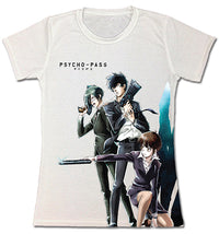 Thumbnail for PSYCHO PASS- SHINYA, AKANE AND NOBUCHIKA JRS SUBLIMATION T-SHIRT