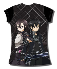 Thumbnail for SWORD ART ONLINE II- KIRITO AND KIRITO JRS T-SHIRT