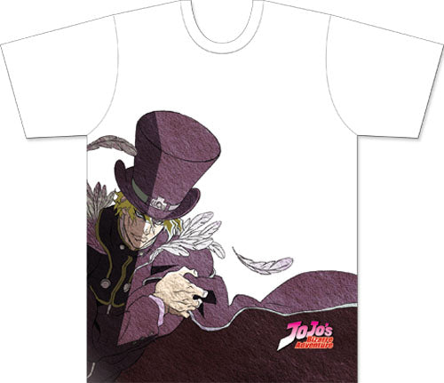 JOJO'S BIZARRE ADVANTURE- DIO FEATHERS SUBLIMATION MEN T-SHIRT