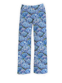 Thumbnail for Blue Hydrangea Lounge Pants