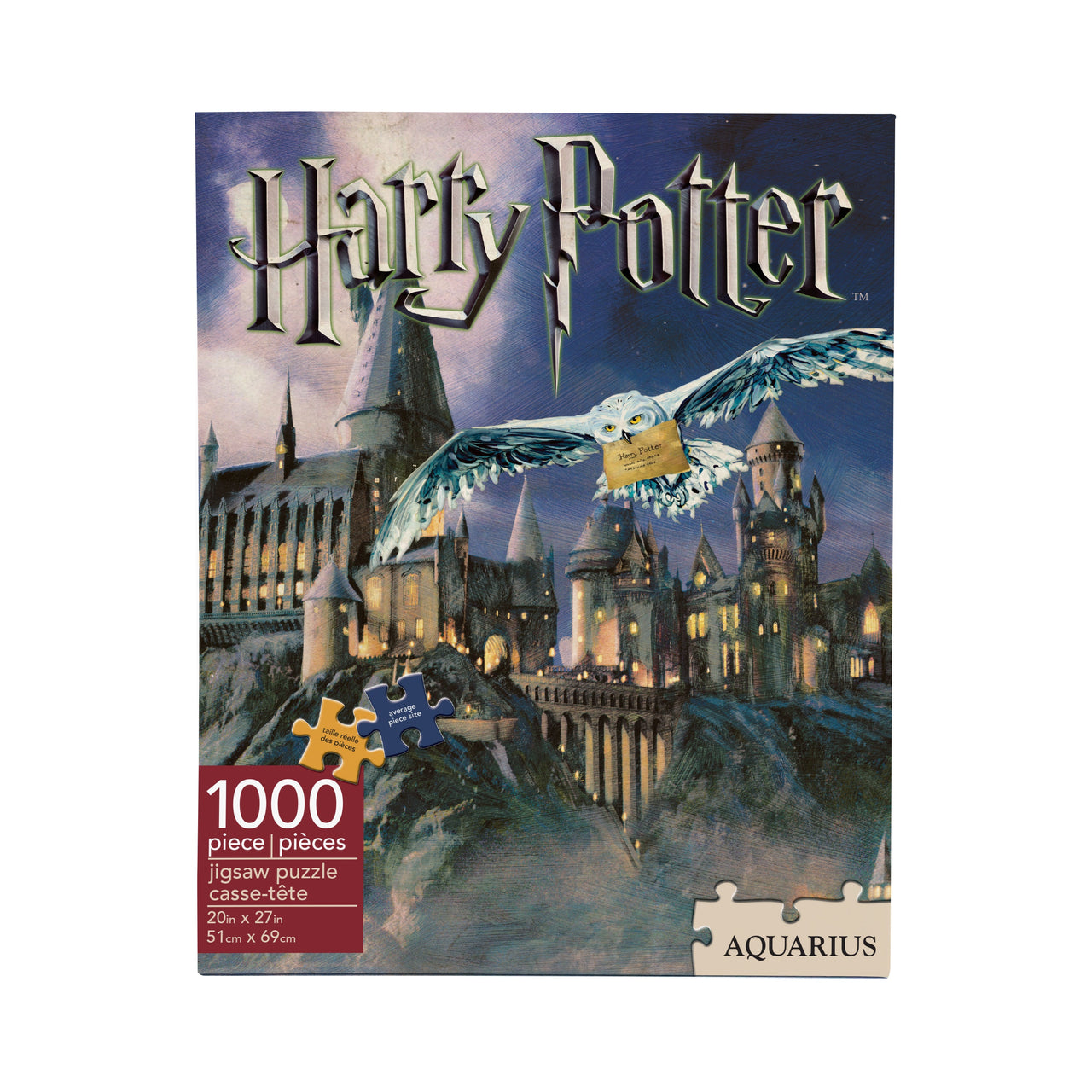 Harry Potter Hogwarts 1000 Piece Jigsaw Puzzle – 3 PC PPK