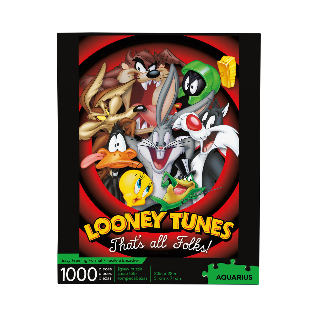 Looney Tunes 1000 Piece Jigsaw Puzzle – 3 PC PPK